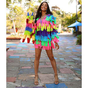 Tipsy Elves Pinata Costume Dress Size MM